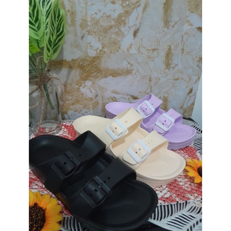 Sandal Wanita Korean Style Ban 2 Tebal 4,5 cm 9559W