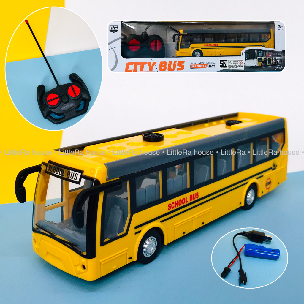 Remote Control Bus Sekolah Ukuran Besar | School Bus Radio Control | RC Bis Sekolah