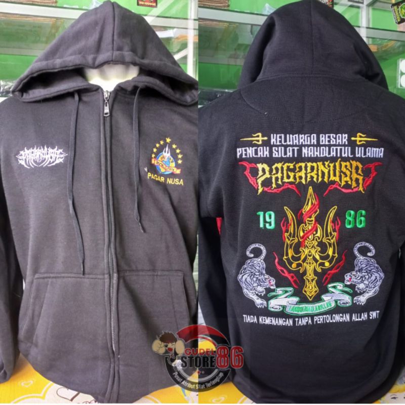 Jaket bordir pagar nusa kualitas distro terbaik