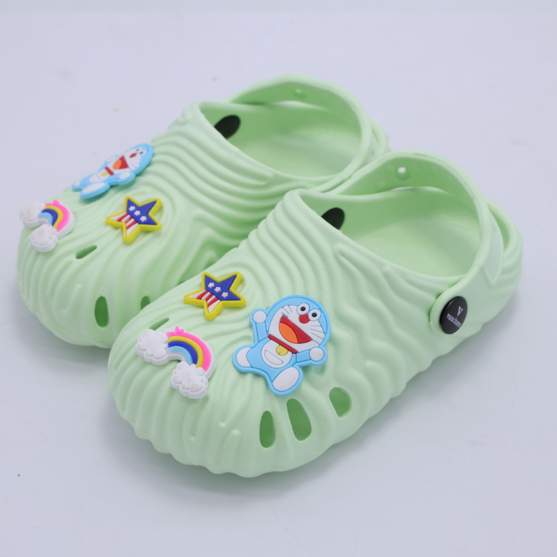 Sandal Anak Perempuan Baim Baby Girls Selop Tali Belakang Korean Style Eva Karakter Lucu