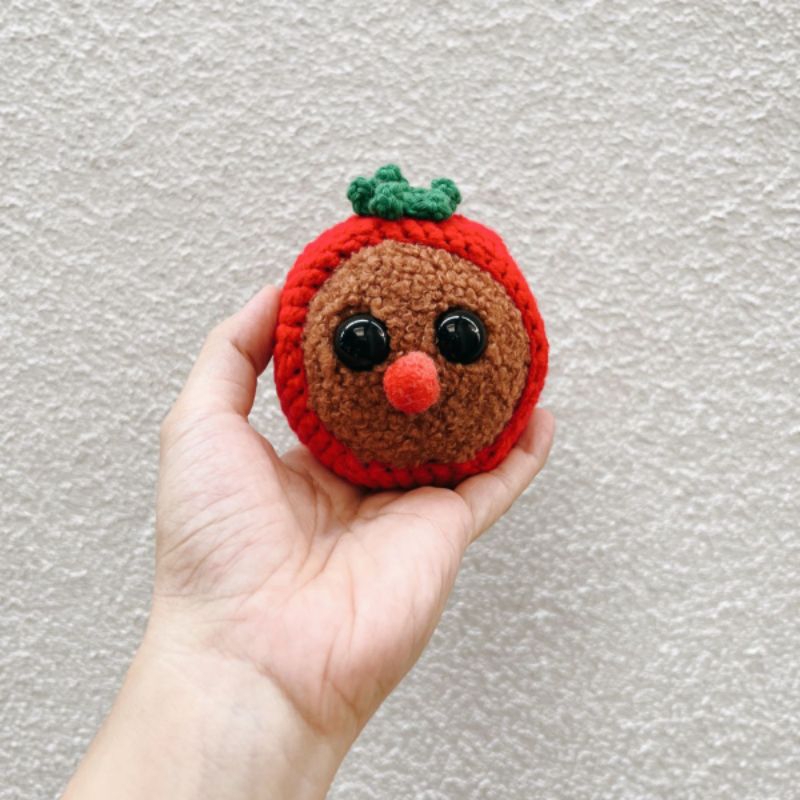 Jimo Tomato Hat - Aksesoris boneka - topi mini jimopet