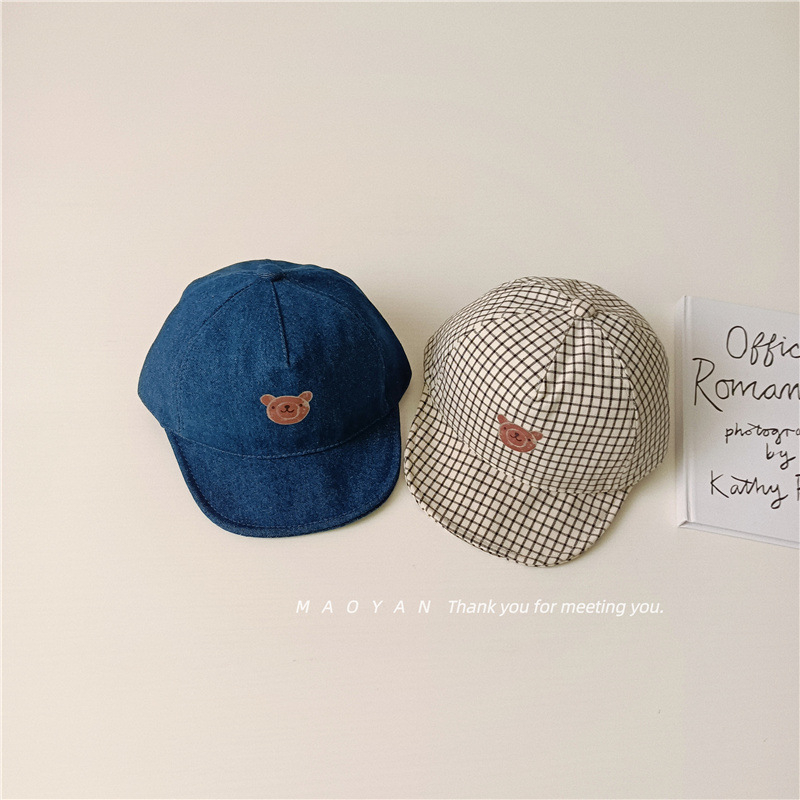 Topi Anak Laki-laki Bear Baseball/Topi Korean Style