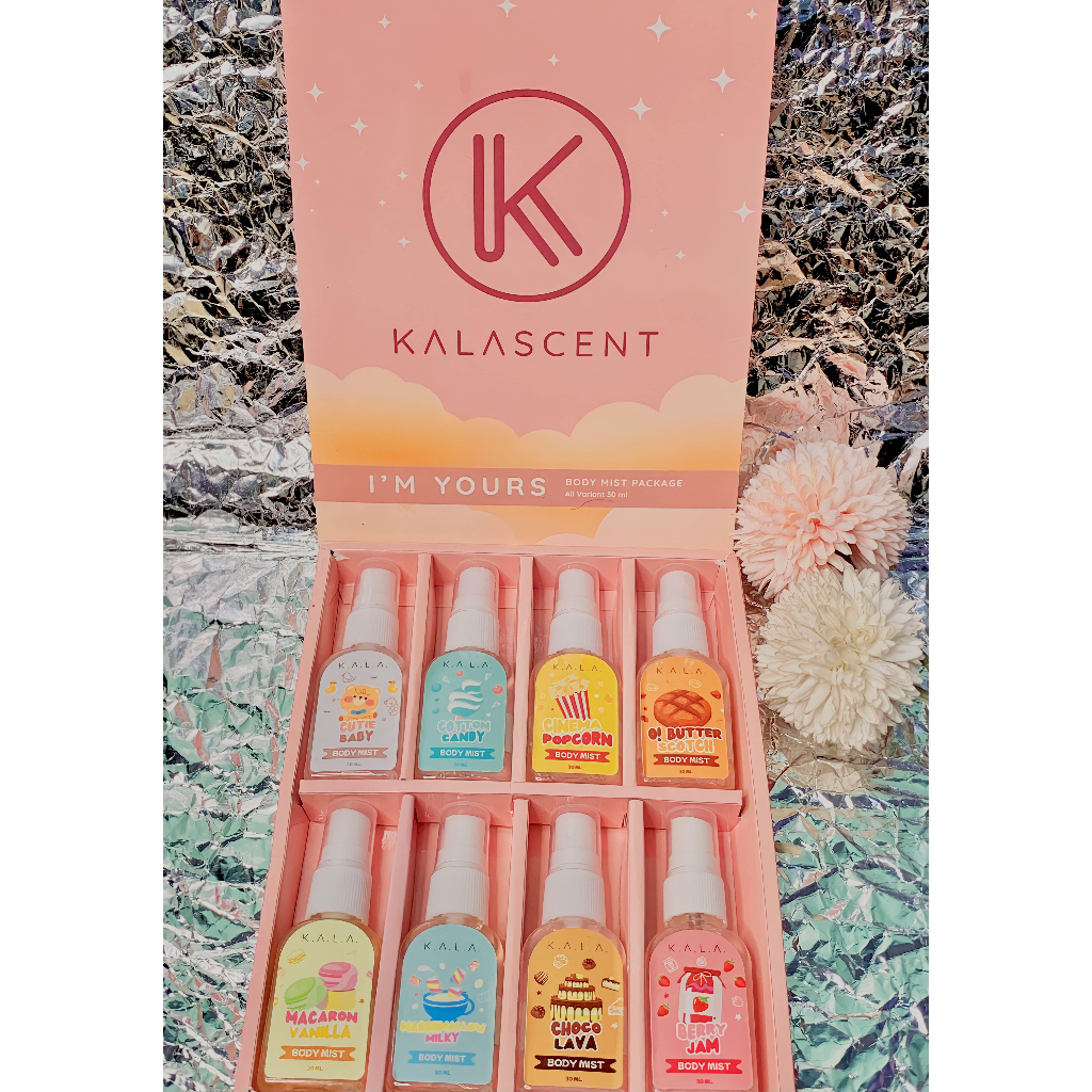 KALA Get 8pcs Body Mist Package Basic Series Spray 30ml