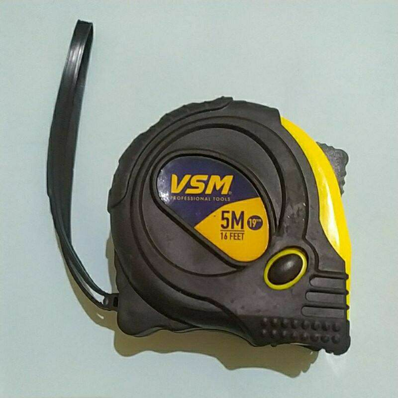 Meteran Roll Tukang Bangunan 5Meter - Alat Ukur Meter Roll