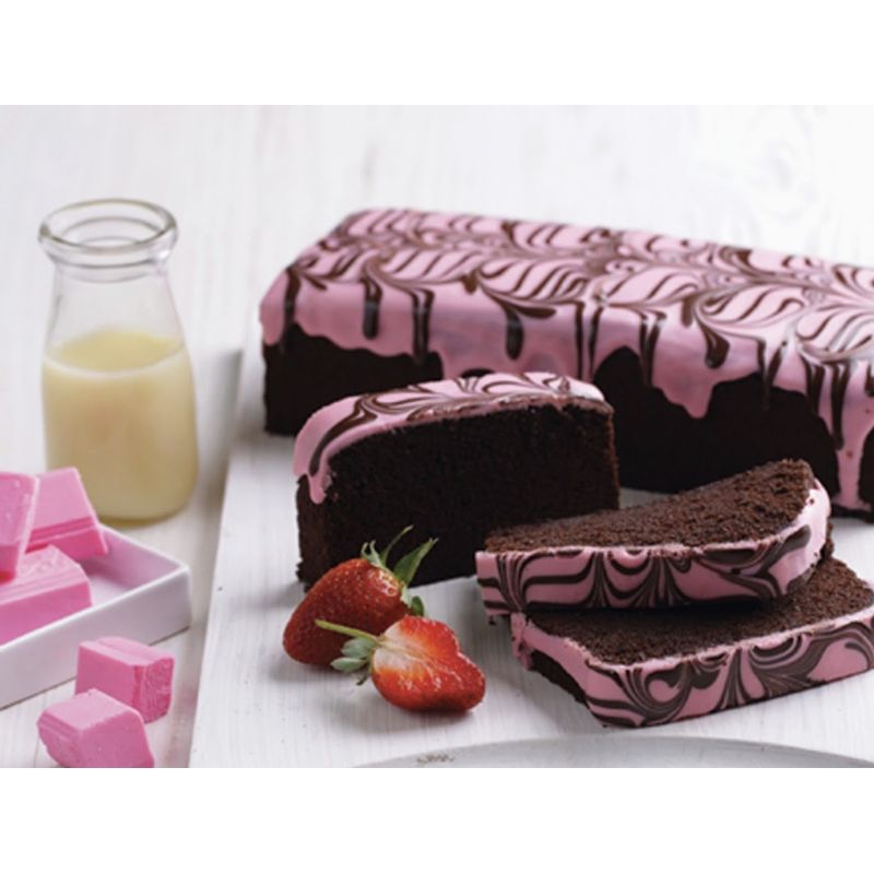 

brownies pink marble (amanda brownies)