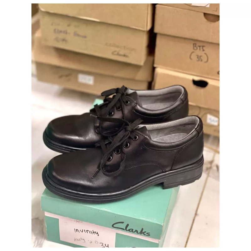 sepatu anak Clarks infinity hitam Original