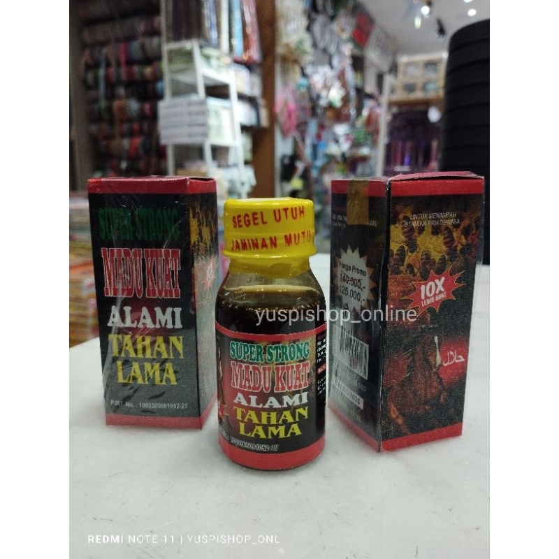 

madu super tonik 10 × STRONG/LOGO HALAL /PRIVASI AMAN