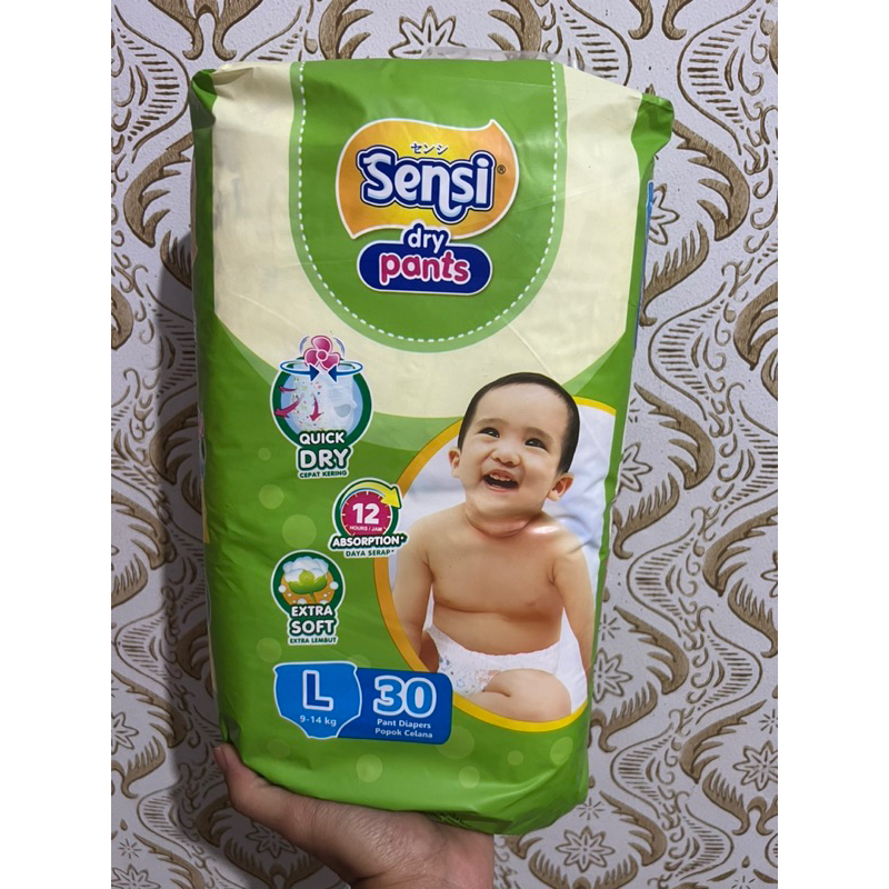 Sensi Regular Pants S40/M34/L30/XL24/XXL22 - Popok Celana - Popok Bayi