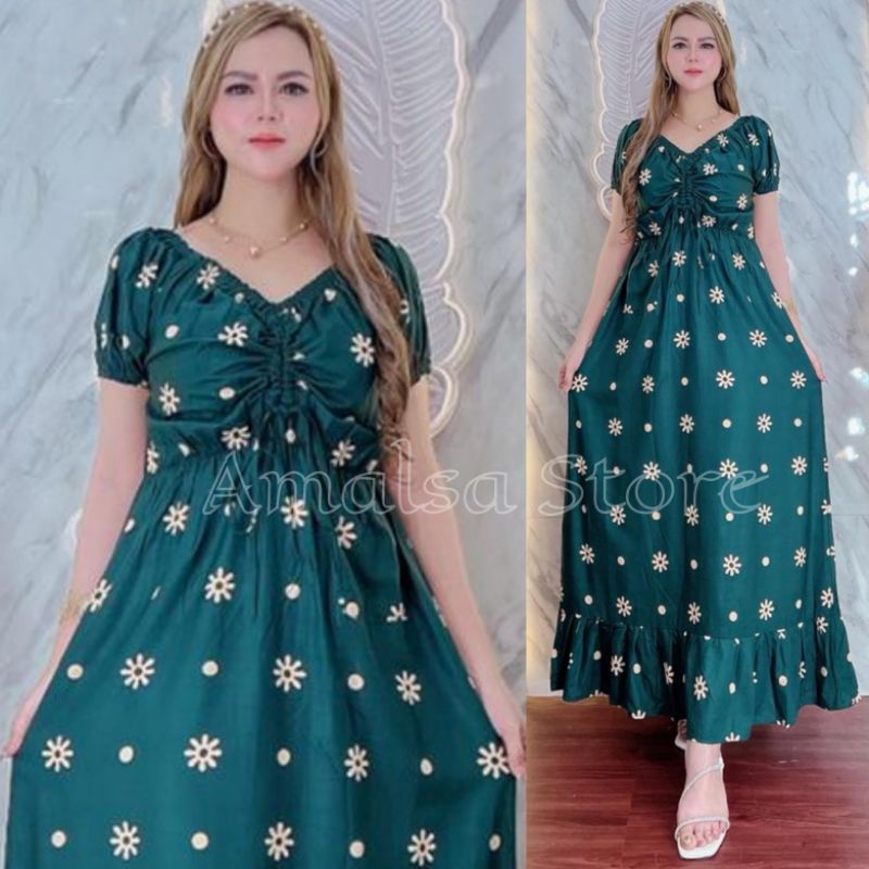 [BISA COD BAYAR DIRUMAH] LONGDRESS ELSA BUNGA DAISY| DASTER ARAB KEKINIAN|| DASTER SEMATA KAKI|| DASTER BUSUI