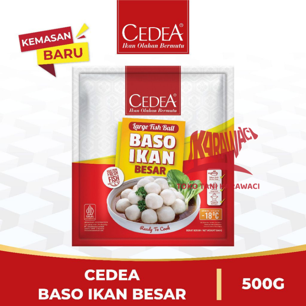 CEDEA Baso Ikan Besar / Bakso Ikan / Fish Meatballs @500gr