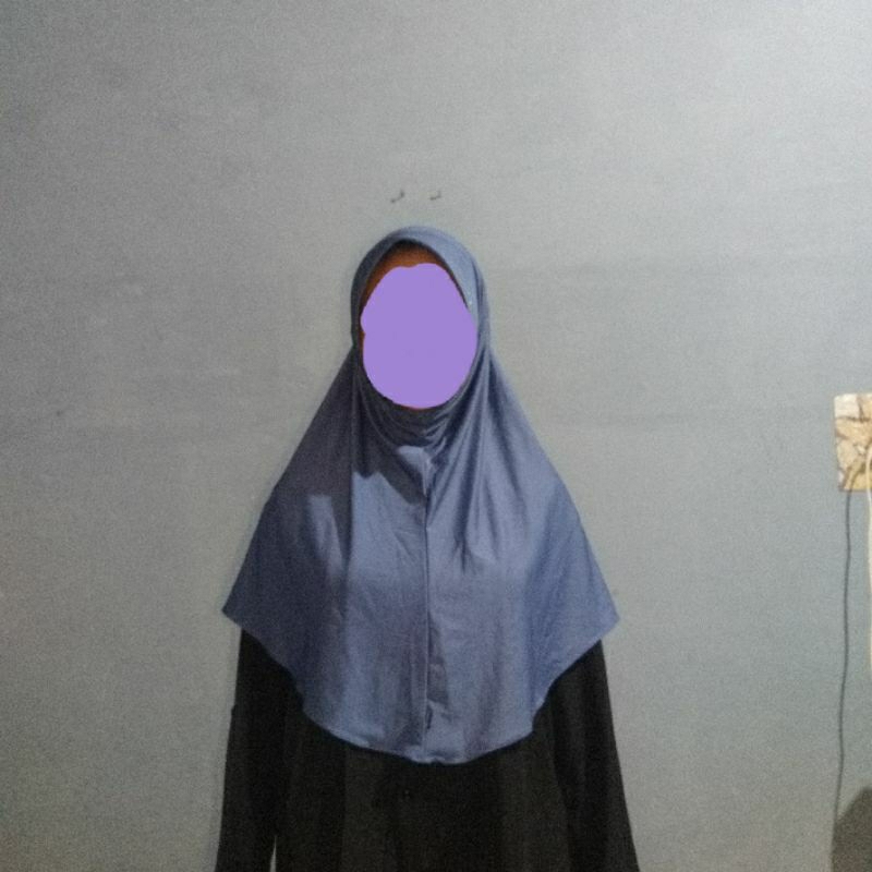 ORIGINAL!! Jilbab Bergo Hamidah L || Hijab Jersey || Menutup Dada || Jilbab Sport Menutup Dada