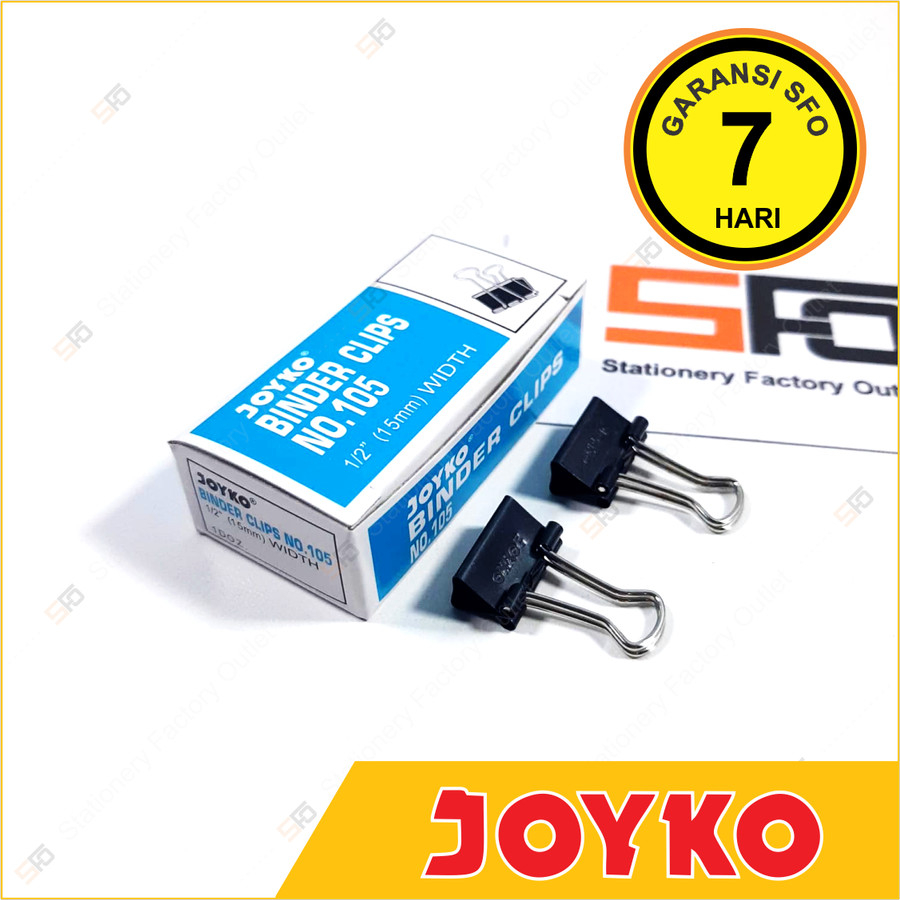 

Binder Clip Joyko No. 105 - SFO Semarang Official