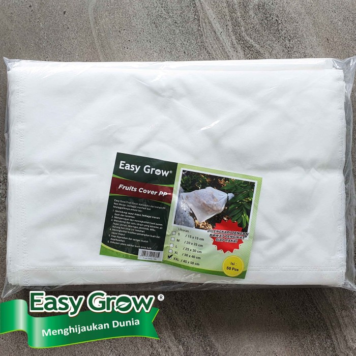 EASY GROW - fruit cover size XXL (45 x 50 cm) - pembungkus buah - brongsong buah