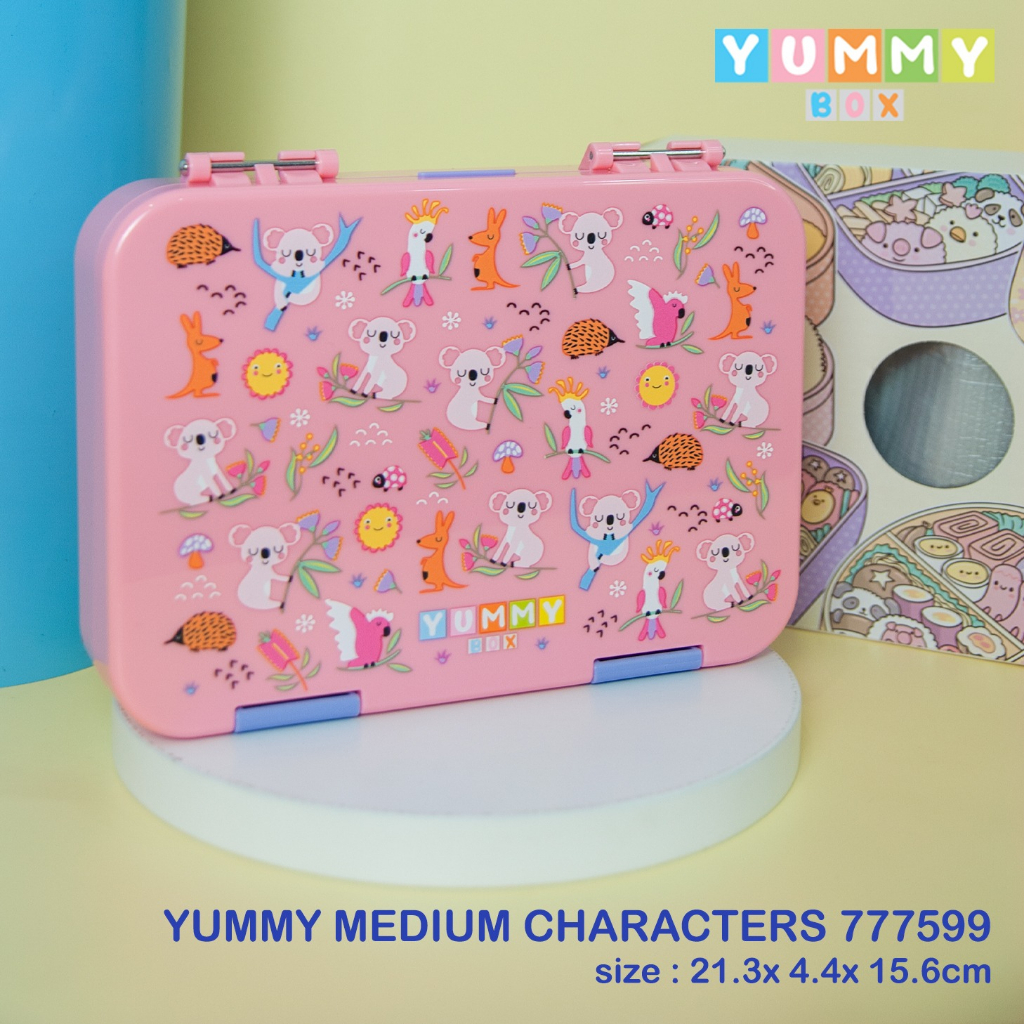 YUMMY BOX MEDIUM BENTO CHARACTERS 710ML 777599