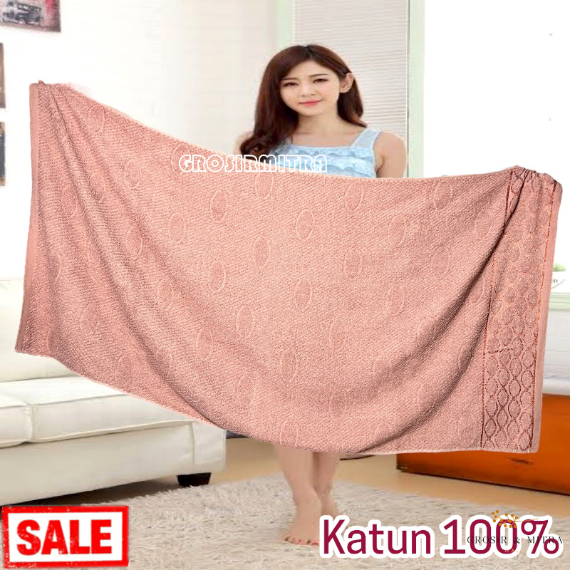 Handuk Mandi Handuk Katun Handuk JUMBO 80X160 Handuk Kimono Kamar Mandi STONE