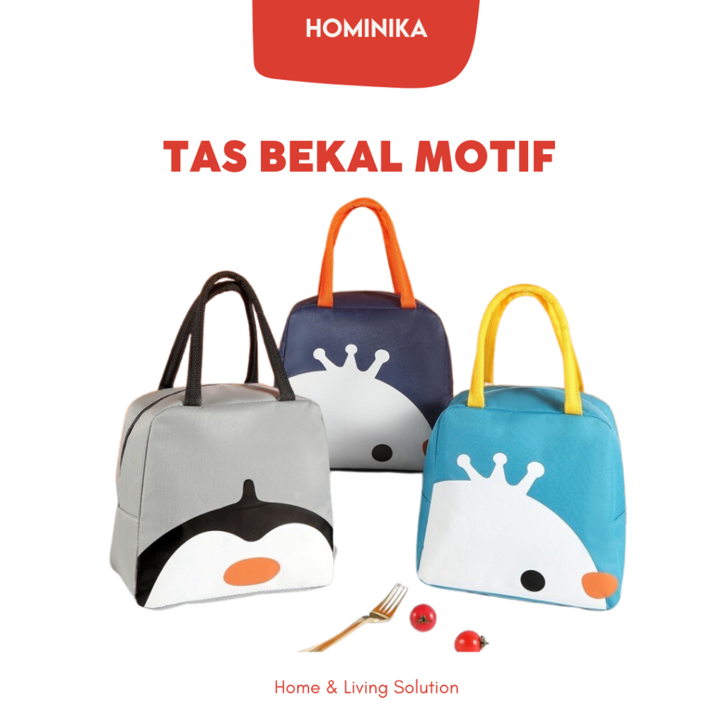 Tas Bekal Motif HMN70 Cooler Bag Tas Bekal Lunch Cooler Bag Box