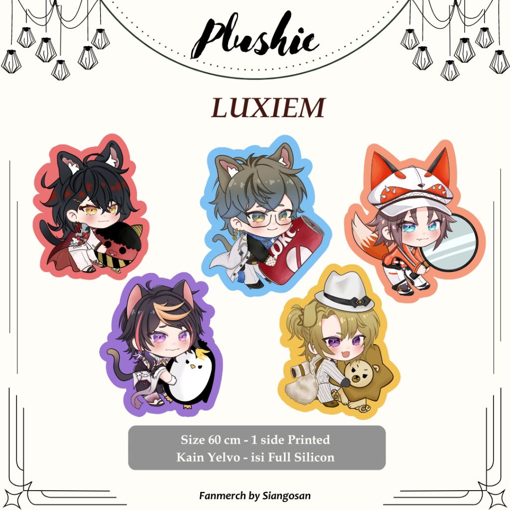 LUXIEM Nijisanji EN Character Plushie