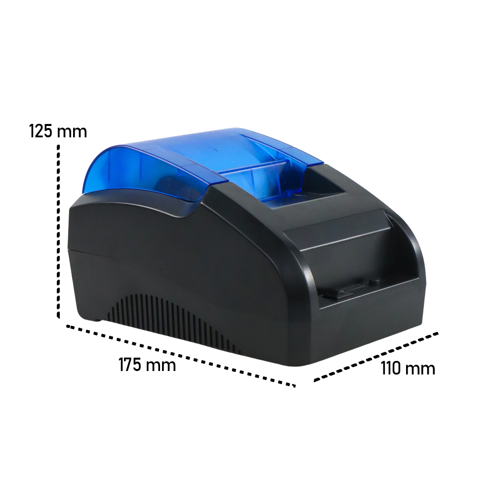 GOOJPRT Printer Mini Thermal Printer POS USB Interface 58mm - POS58D - Black