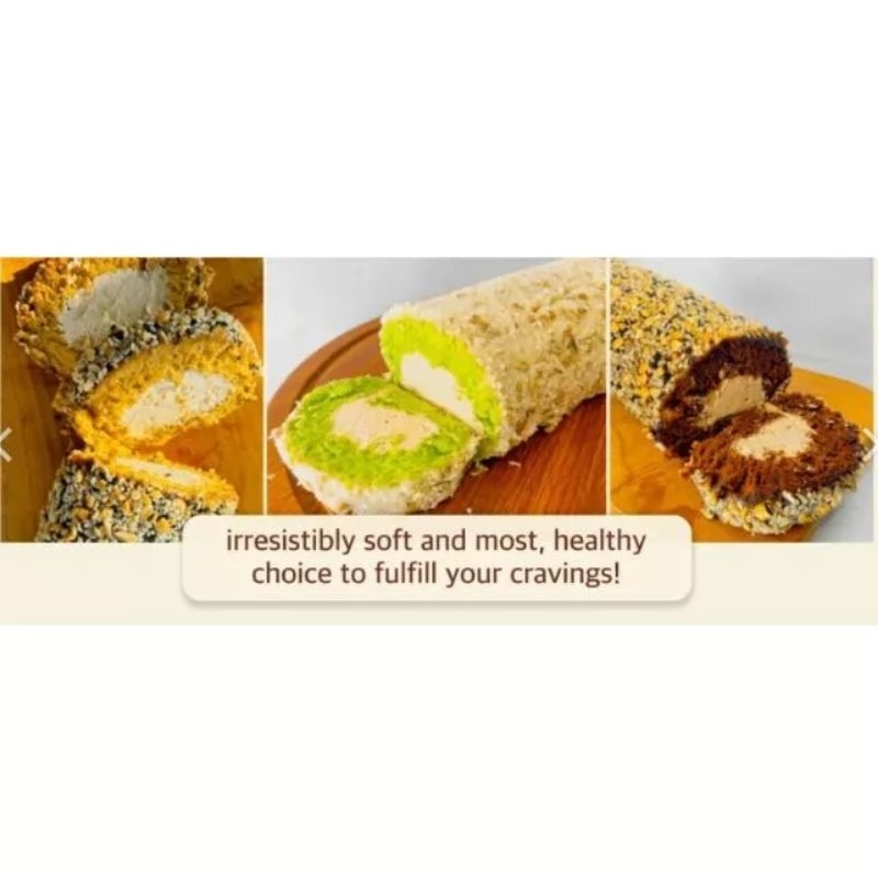

Cotton Roll Cake - Dark Choco with Mixed Seeds