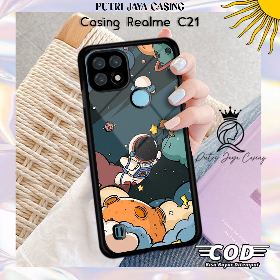 Case Hp Realme C21 Casing Realme C21 Motif ASTROCUTE02 Casing Terbaru Case Karakter Lucu Casing Lucu