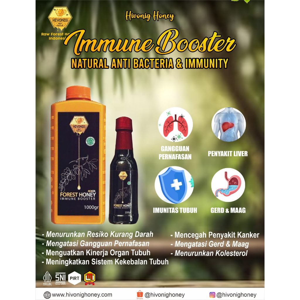 

Madu Premium Hivonig Honey Immune Booster 100% Madu Hutan Murni Riau & Jambi ASLI Farm Sendiri | Promo 350gr & 1000gr