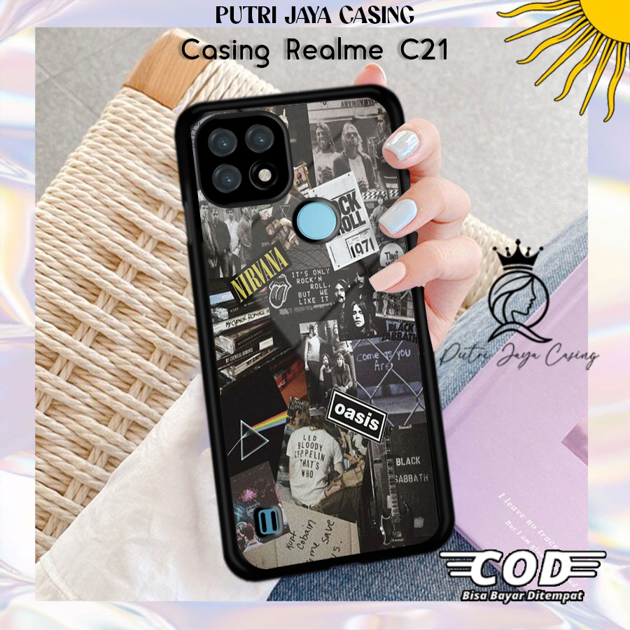 Case Hp Realme C21 Casing Realme C21 Motif AESTHEBAND03 Casing Terbaru Case Karakter Lucu Casing Luc