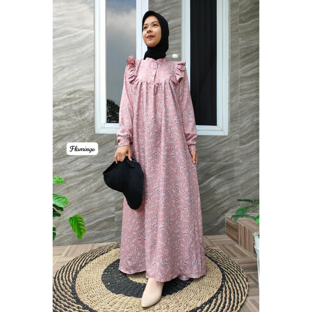 Gamis Shakila Motif / Gamis Shakila Exklusive / Gamis Shakila Size