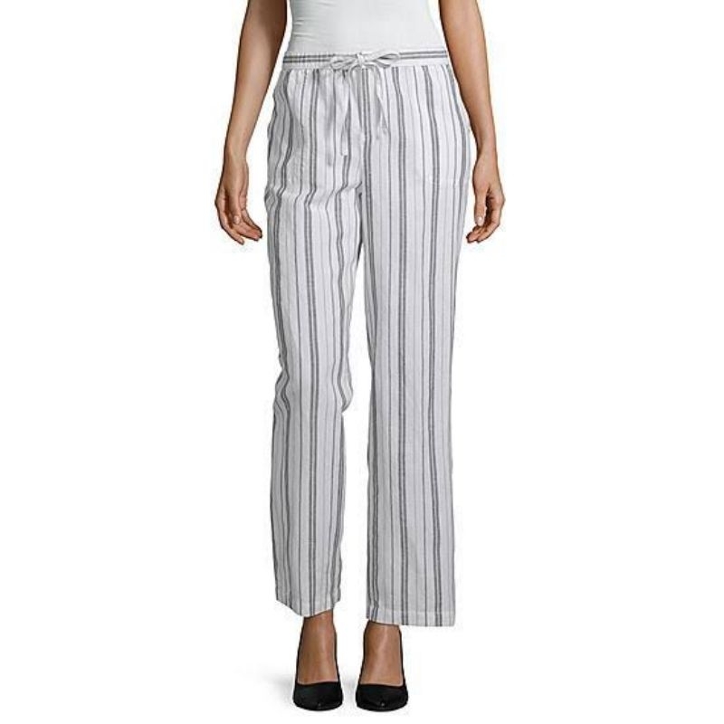 LIZ claiborne Wide Leg Drawstring Pants