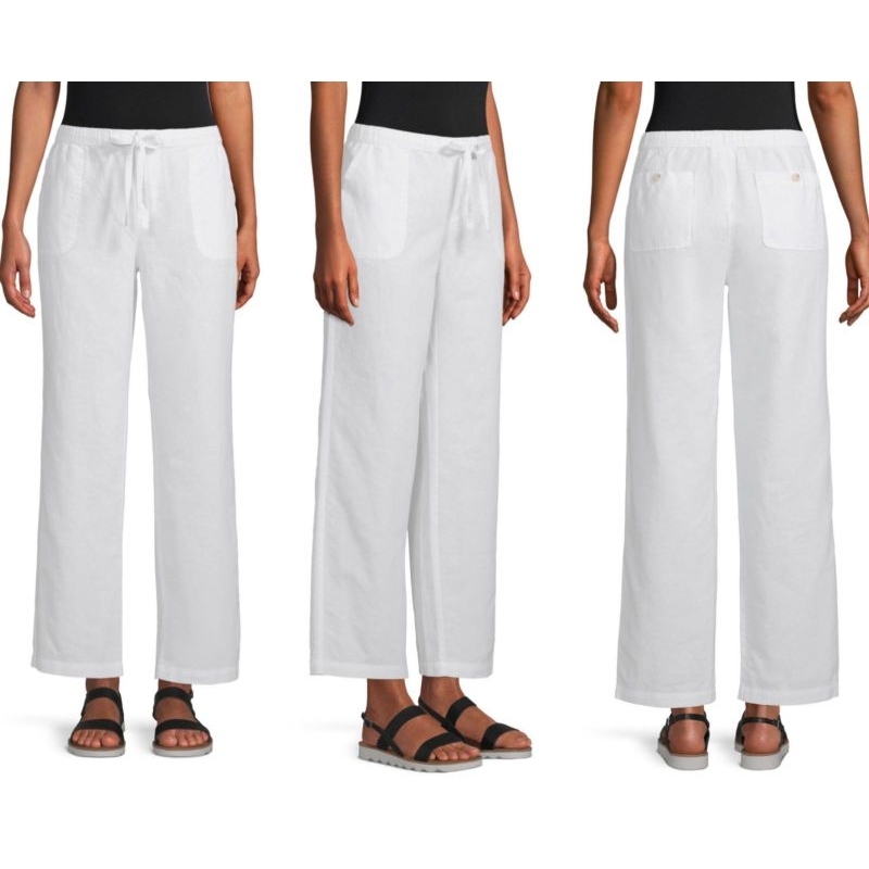 LIZ claiborne Wide Leg Drawstring Pants (2)