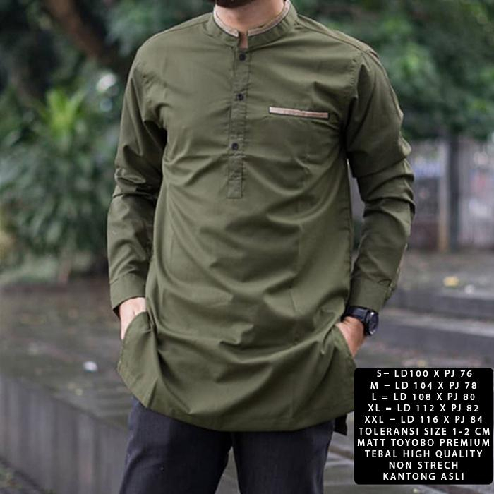 ATASAN PRIA MUSLIM ANWA TERBARU SIZE S,M,L,XL,XXL