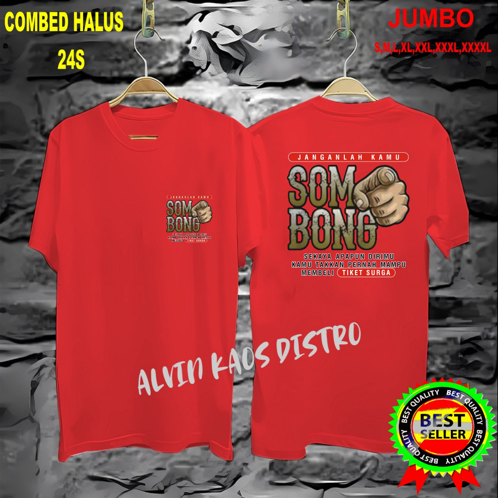 Terviral Kaos DTF DB sombong KAOS MURAH  Kaos Putih Hitam Kaos Terlaris No 1 Promo Diskon