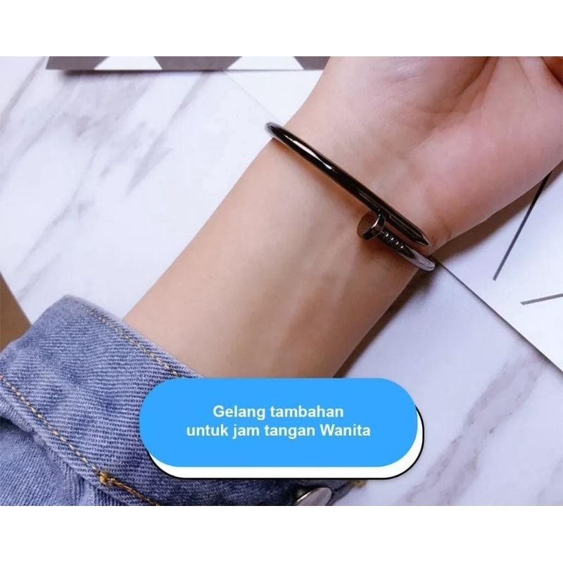 Bundara.id Acc-041 Korean style Gelang fashion wanita Gelang paku cantik
