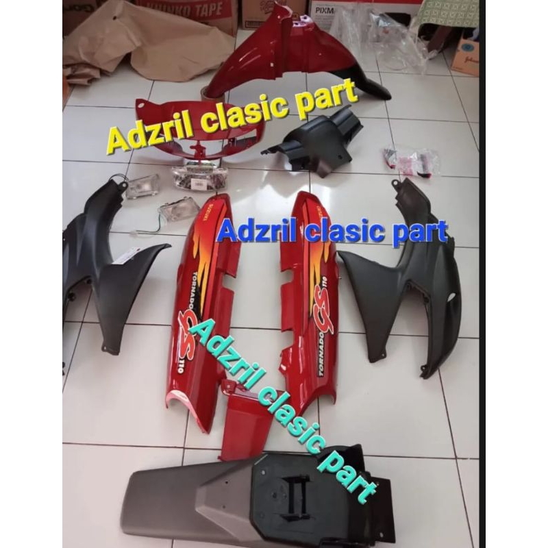 Cover bodi set Suzuki tornado GX/Shogun kebo merah