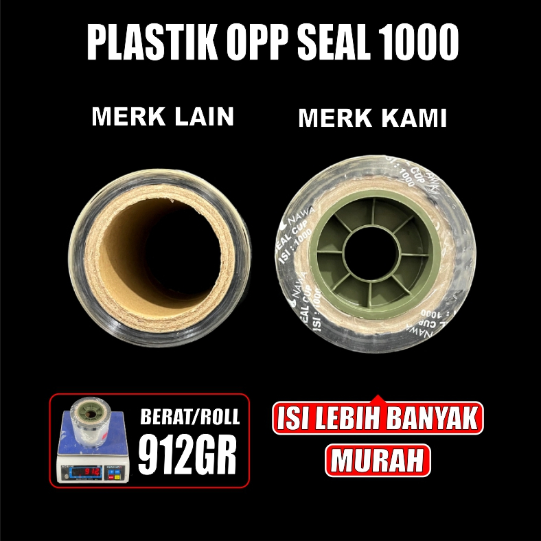 Plastik Seal Press Cup Gelas Plastik Lid Tutup Sealer Polos Kartun Per 1 Roll Var