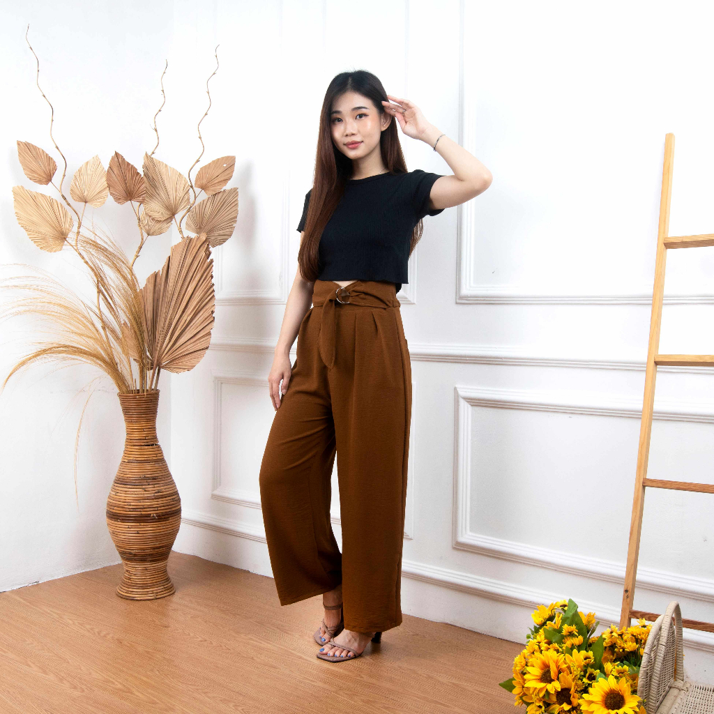 VS - Celana Kulot Highwaist Ravi Pants Wanita Celana Cullote Panjang