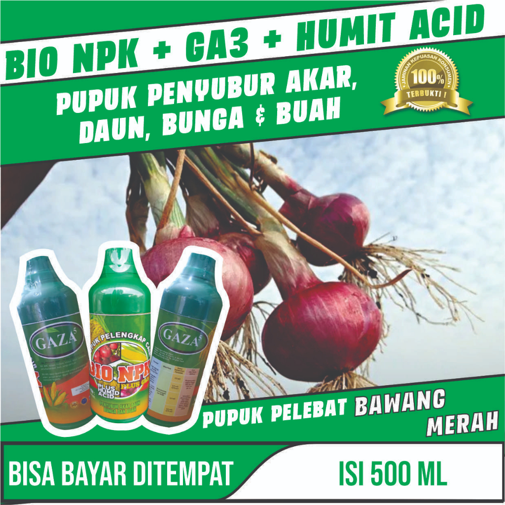 Obat Penyubur Bawang Merah Paling Ampuh – Bio Npk Pupuk Npk Cair Pembesar Tanaman Bawang Merah Terba
