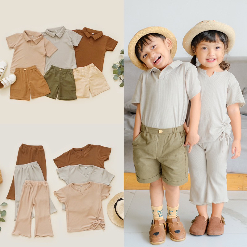 OLIVER &amp; OLIVIA Couple Set Anak 1-5thn / Setelan Anak