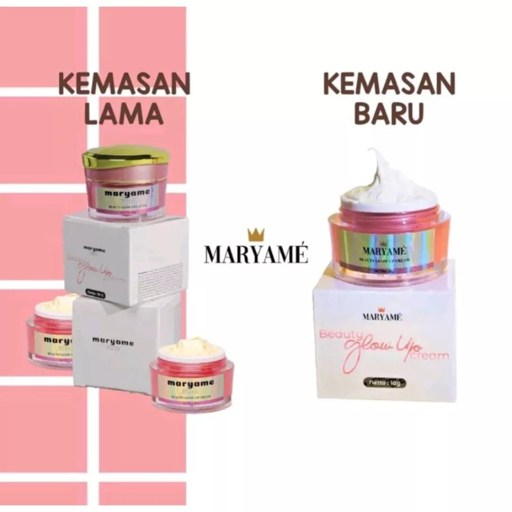 ( FREE EMAS ) - Maryame Beauty Glow Up Cream Original 10gram