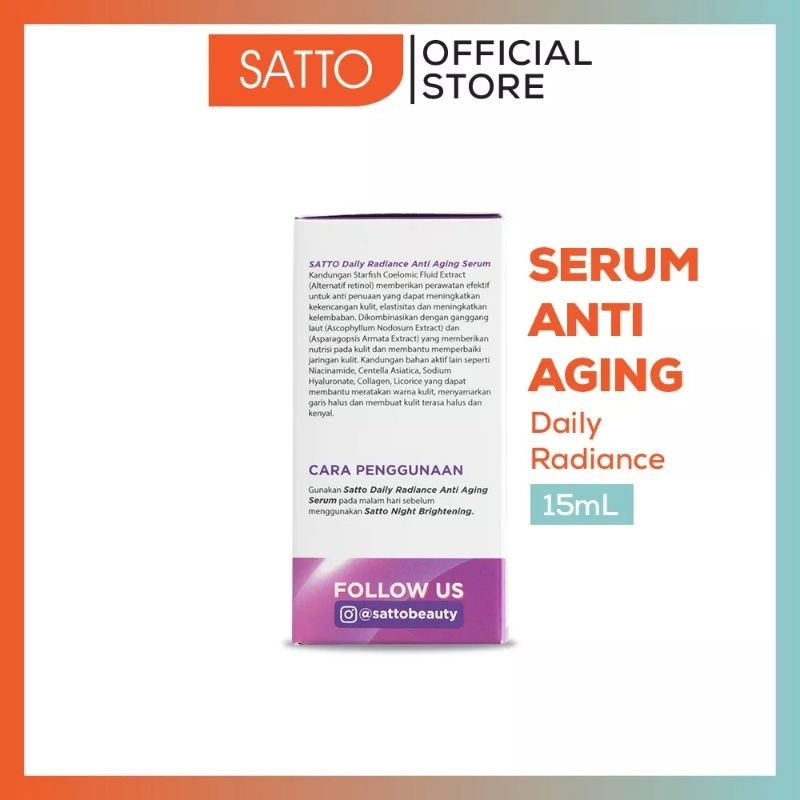 Satto Daily Radiance Anti Aging Serum