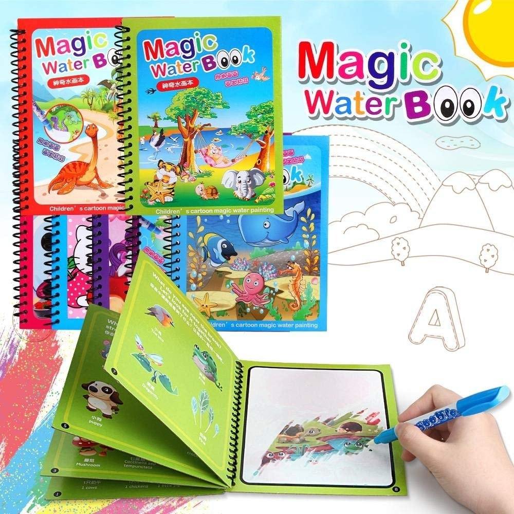 

Magic Water Book / Buku Mewarnai Ajaib dengan spidol air