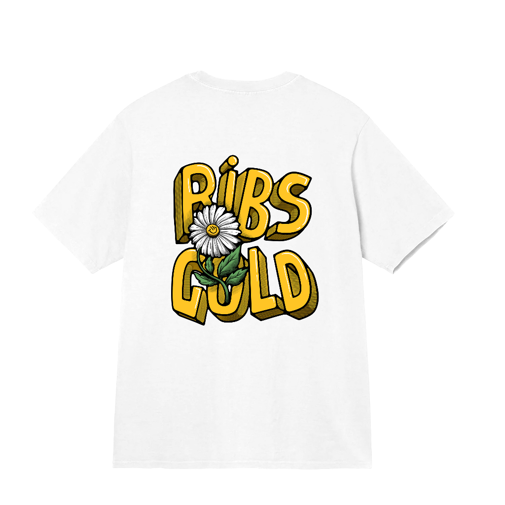Ribsgold Kaos Distro Pria T Shirt Delight Tshirt T-shirt Lengan Pendek Katun Hitam Putih