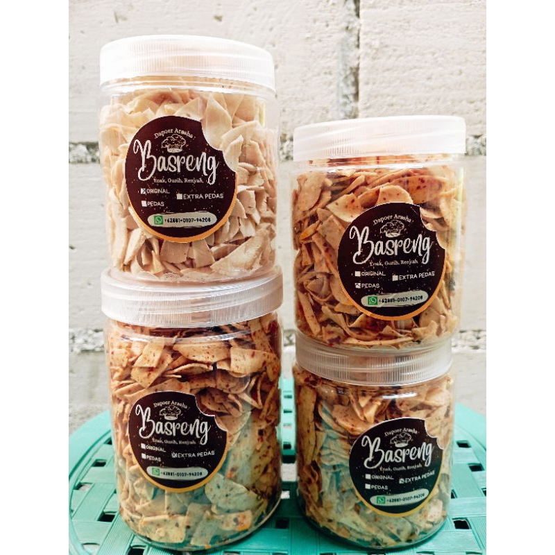 

Basreng Toples Ukuran 800ml