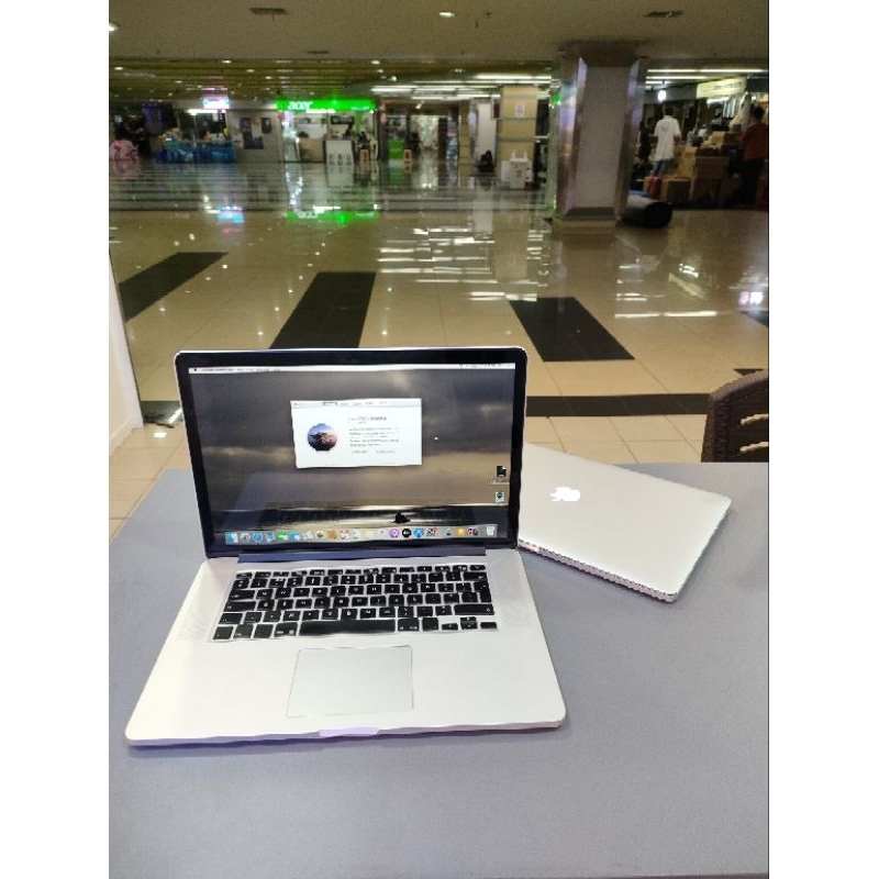 MacBook pro retina 15inch 2013 core i7 ram 16 ssd 128gb
