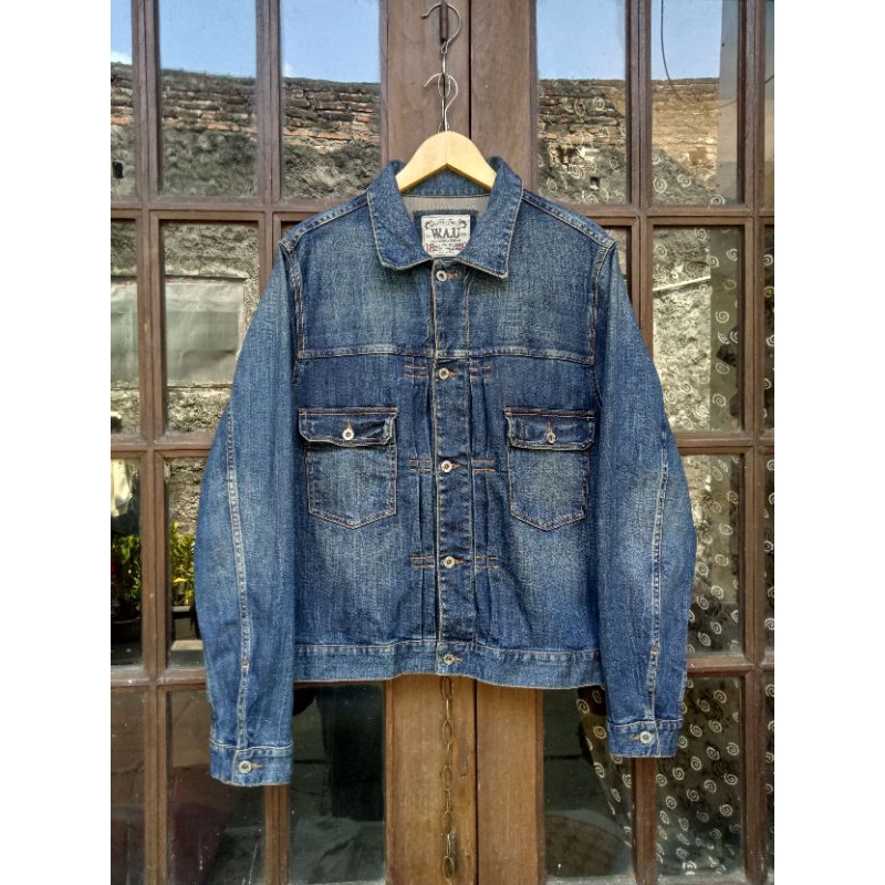 WHO.AU California Denim Jacket Type II Mens Large