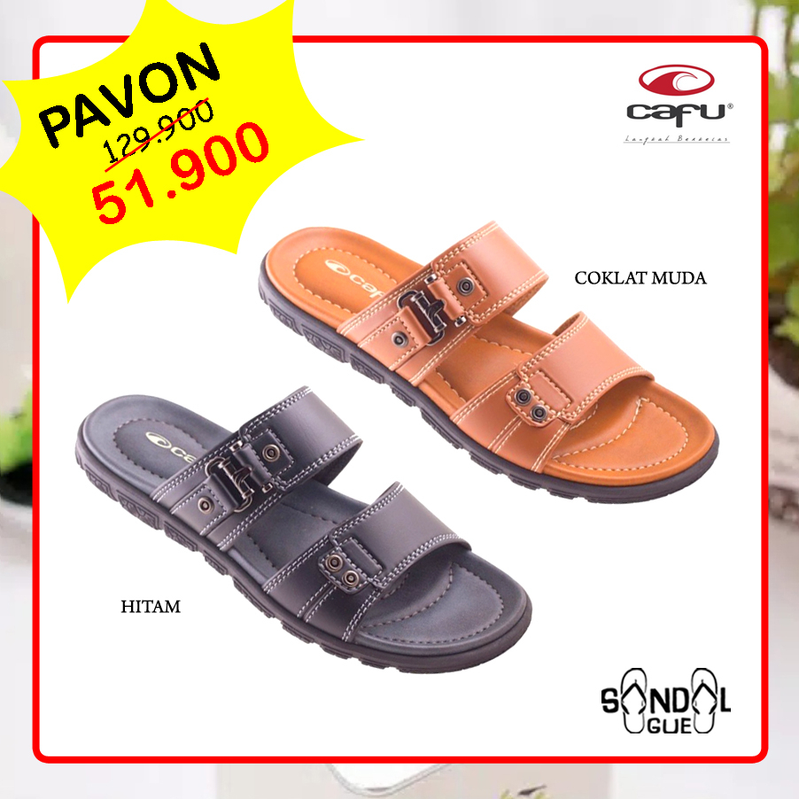 PROMO SANDAL PRIA KEKINIAN CAFU PAVON 100% BARU