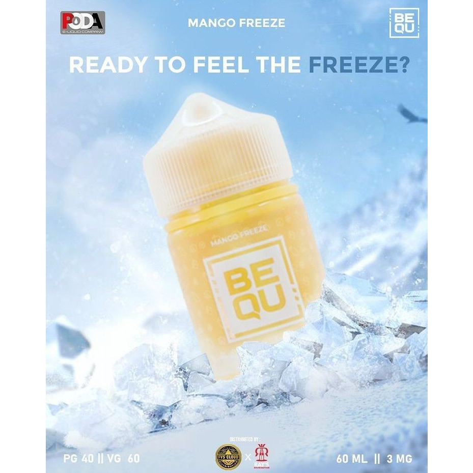 BEQU MANGO FREEZE BY PODA X FVS CLOUD 3MG 60ML LIQUID