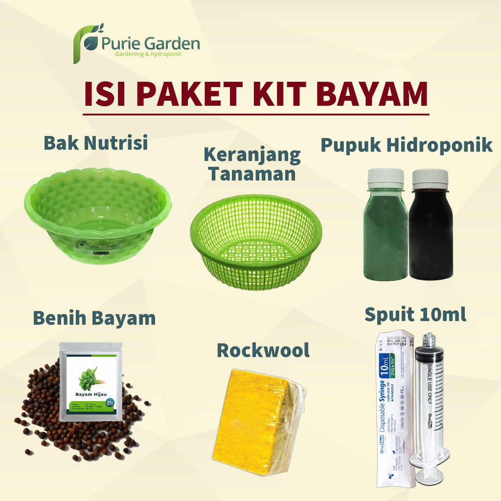 Hidroponik Minikit Baskom Puriegarden PG KDR