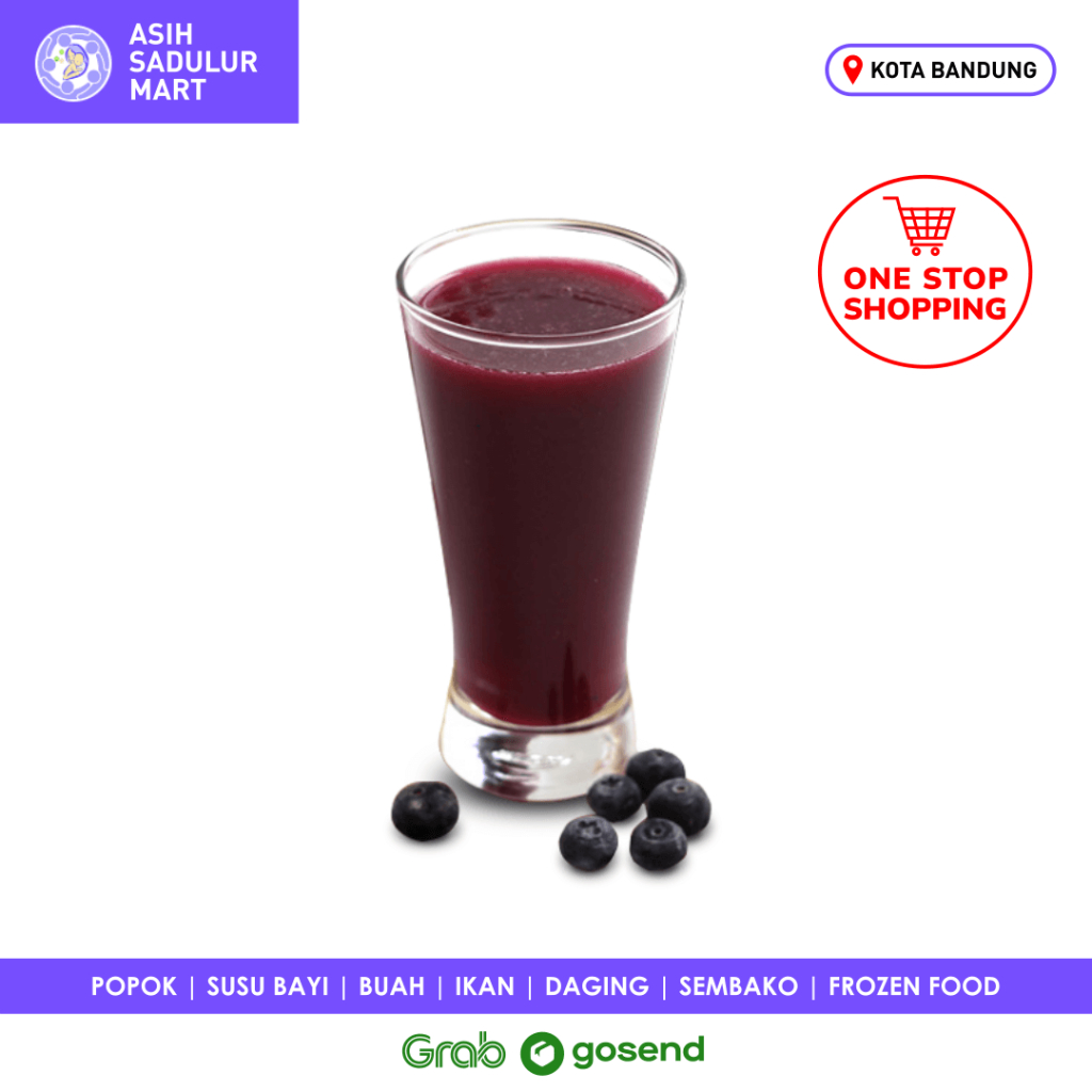 Jus Blueberry 1 Cup Promo Minuman Bandung