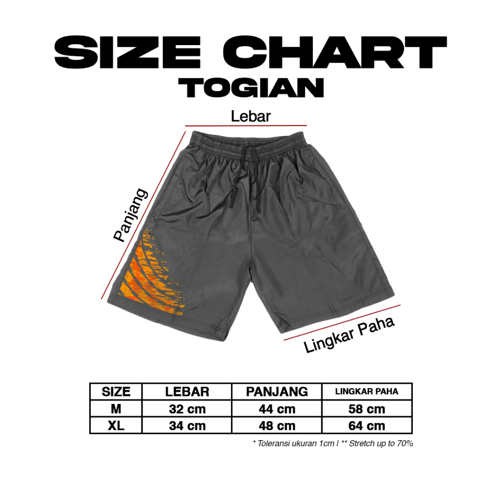 Prodigo * Celana Pendek Parasut Togian I Celana Pendek Parasut Olahraga Saku Resleting I Celana Olahraga Pria Wanita I Running Gym Sport Kolor-8