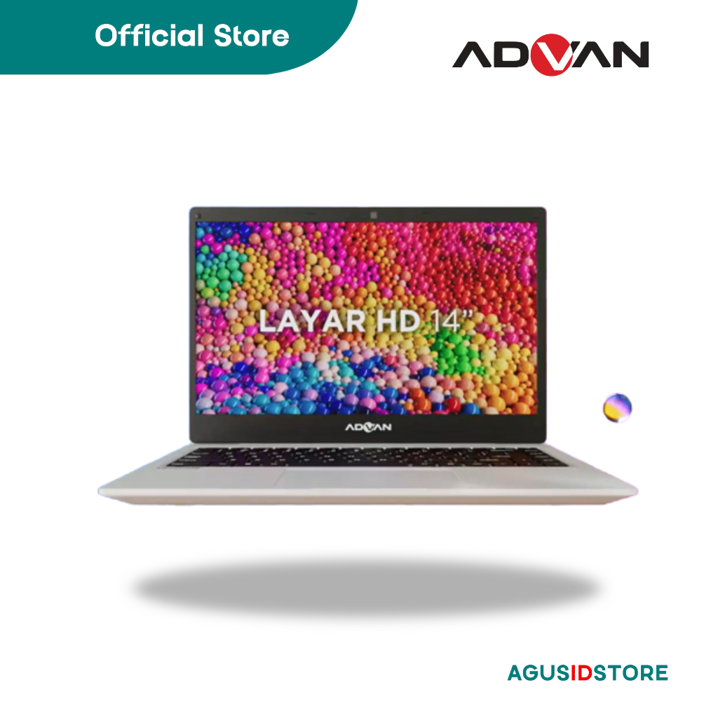 Laptop MURAH Advan Soulmate Celeron  N4020 [ RAM 4GB 128GB eMMC / 256GB / 384GB SSD - 14 Inch HD IPS - Windows 11 ]